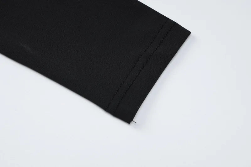 "Mystiq" Elegant Black Backless High Slit Maxi Dress