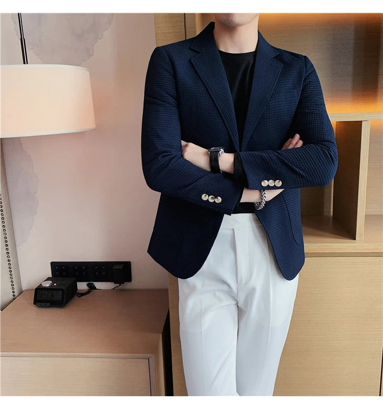 “Don’t Get It Twisted” Men’s Designer Business Casual Suit Jacket