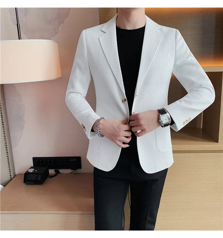 “Don’t Get It Twisted” Men’s Designer Business Casual Suit Jacket