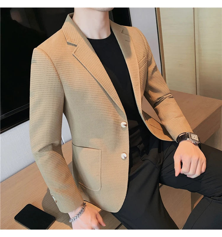 “Don’t Get It Twisted” Men’s Designer Business Casual Suit Jacket
