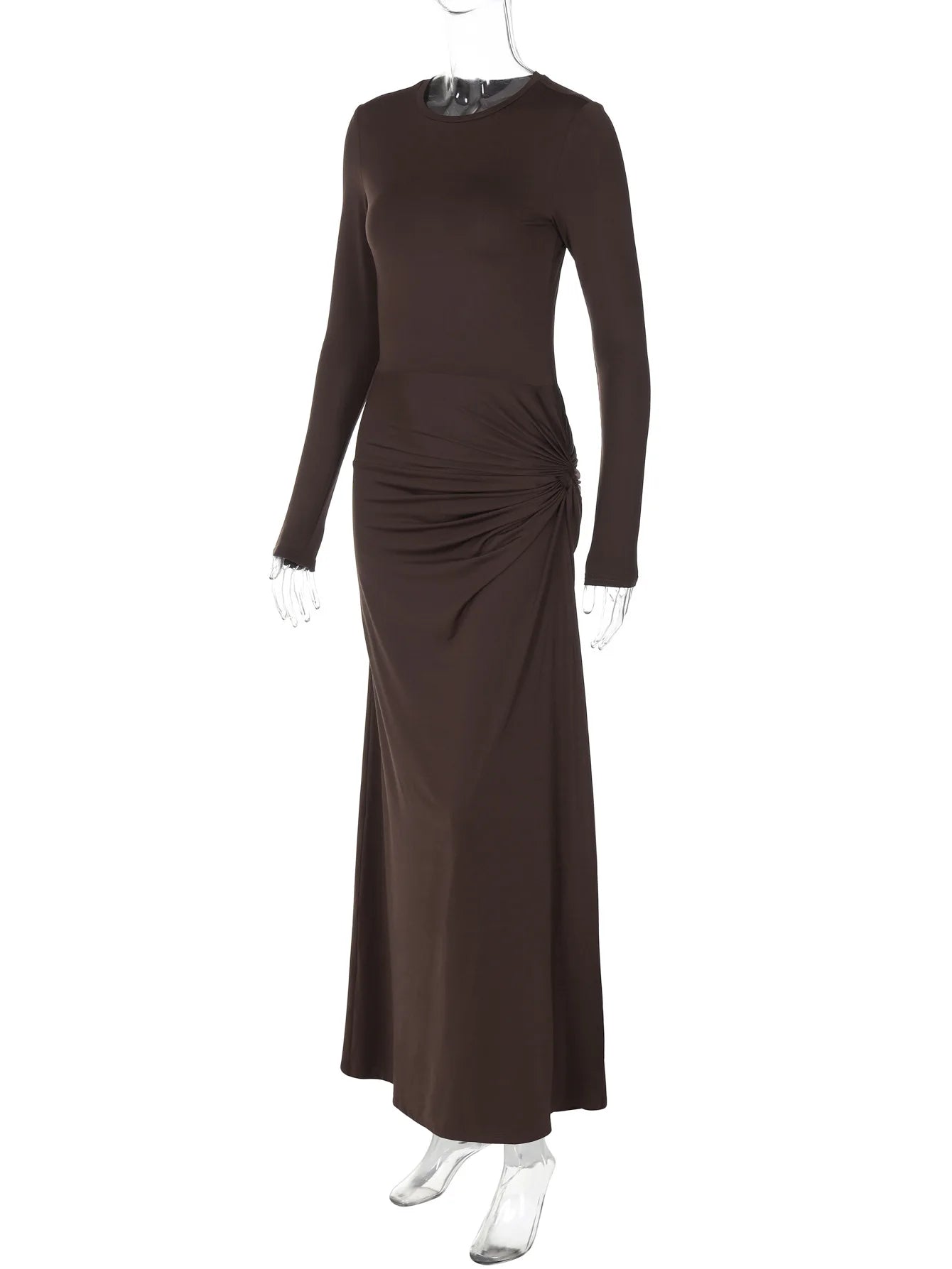 "Dorna" Women's Elegant Long Sleeve Maxi Dress