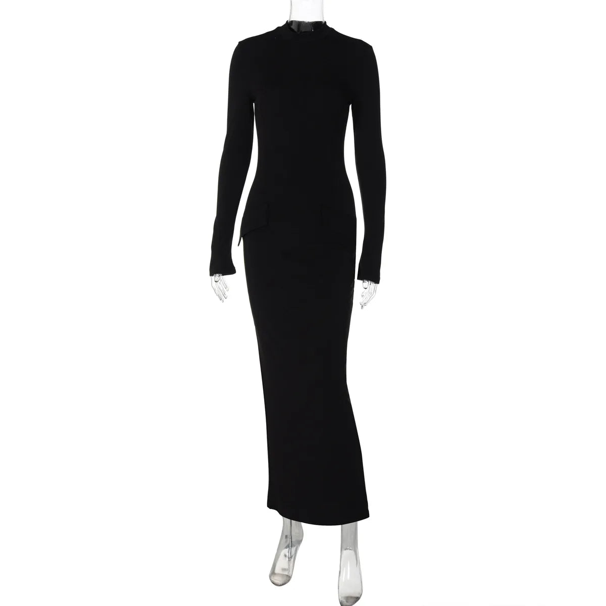 "Willow" Turtleneck Long Sleeve Maxi Dress