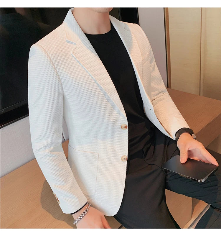 “Don’t Get It Twisted” Men’s Designer Business Casual Suit Jacket