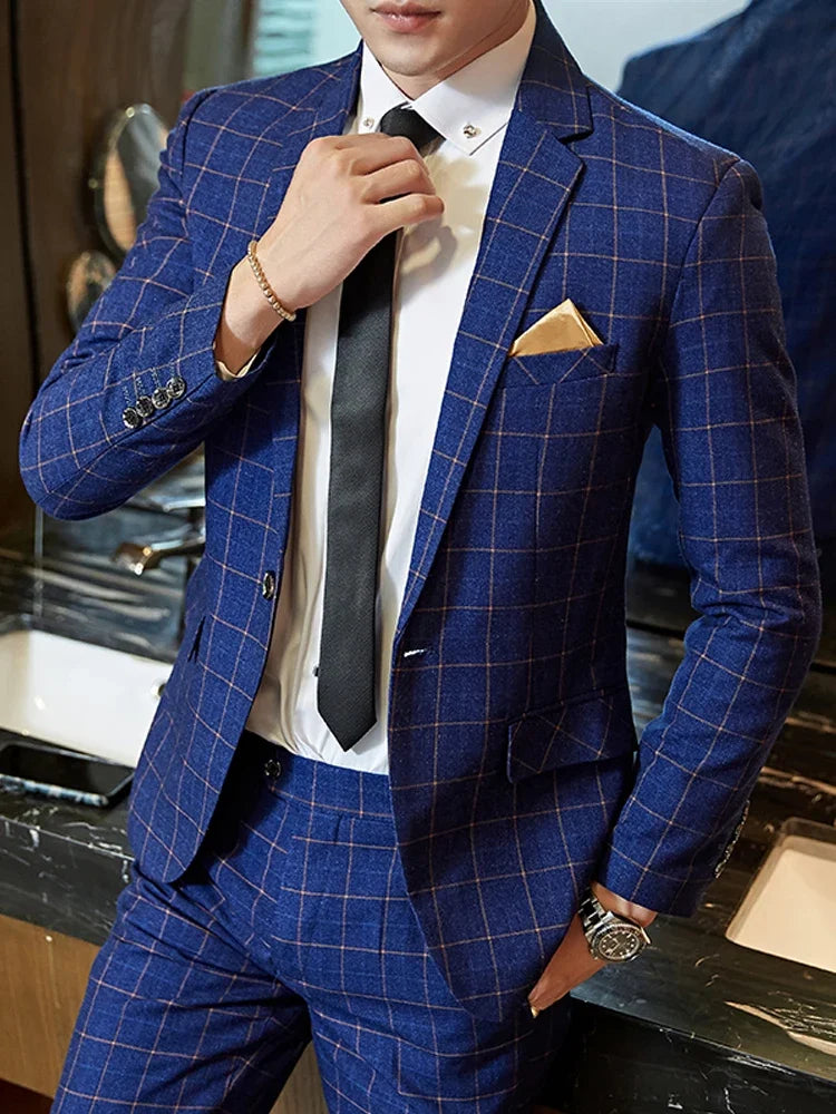 "Wellington" Men's Classic 3 Piece Business Suit
