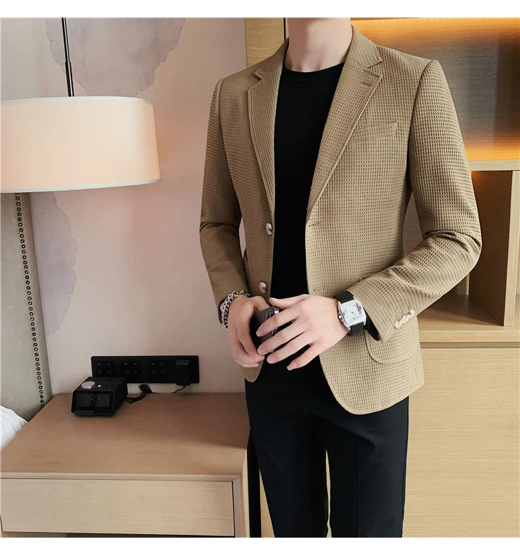 “Don’t Get It Twisted” Men’s Designer Business Casual Suit Jacket
