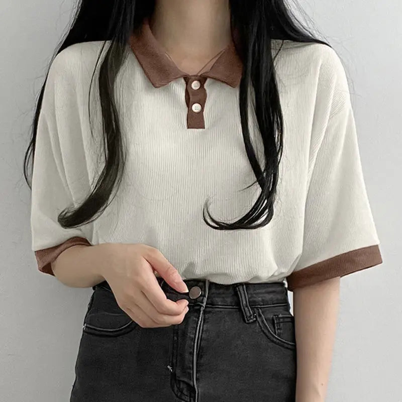 “Yellow” Casual Designer Button Up Polo Shirt