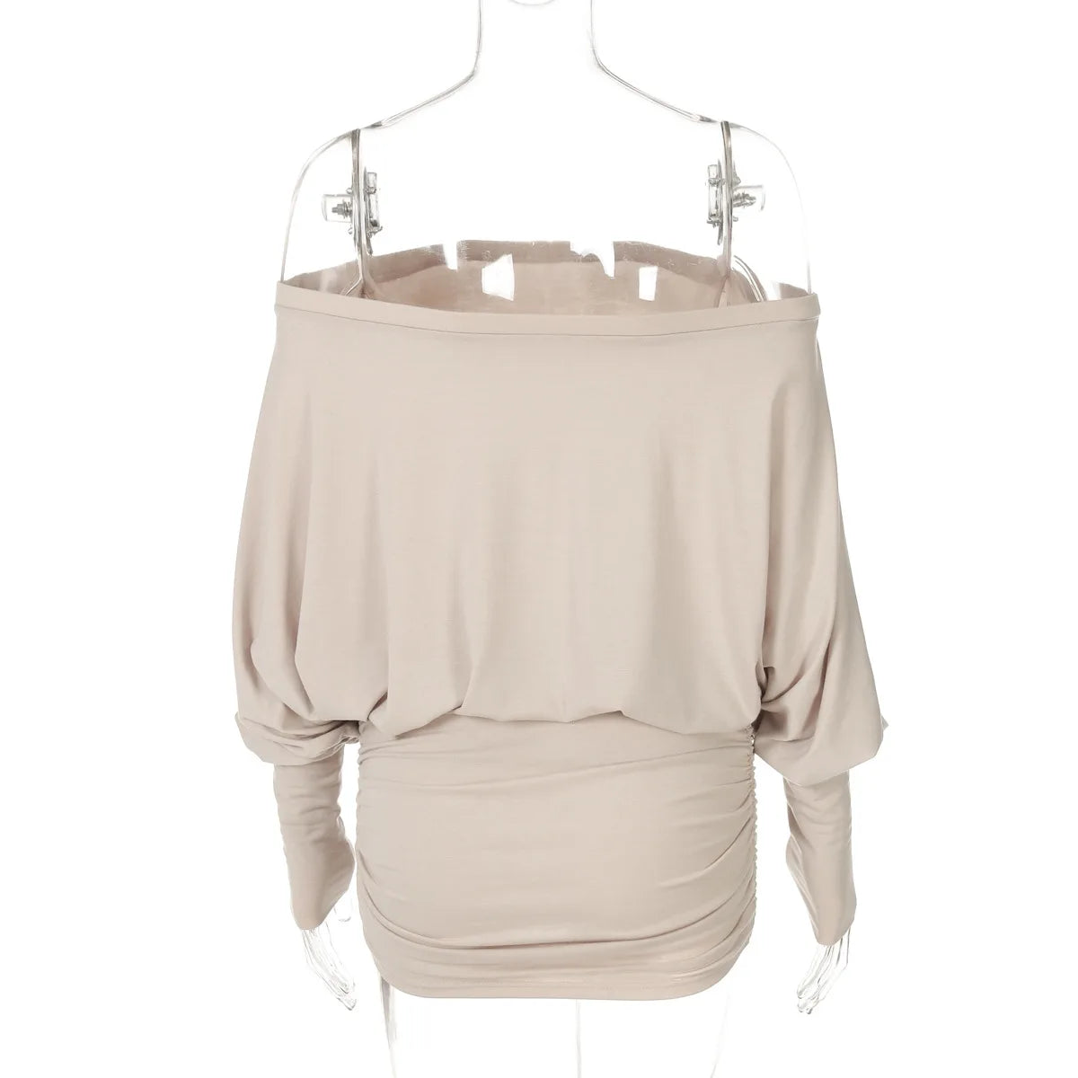 "Sunsets" Women's Off Shoulder See-Through Bodycon Mini Dress