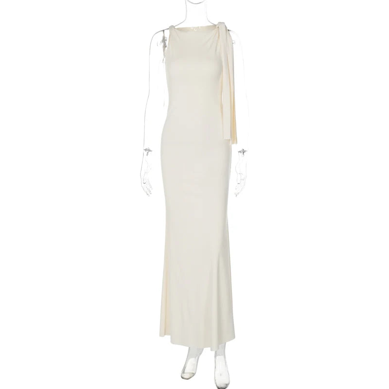 "Summer In Italy" Women's Sleeveless Bodycon Maxi Dres