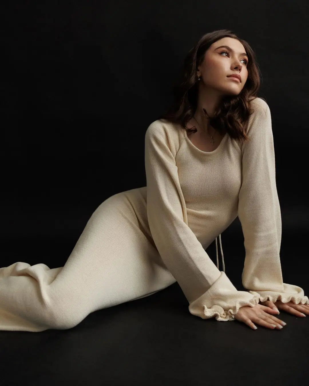"The Cloud" Knitted Maxi Dress