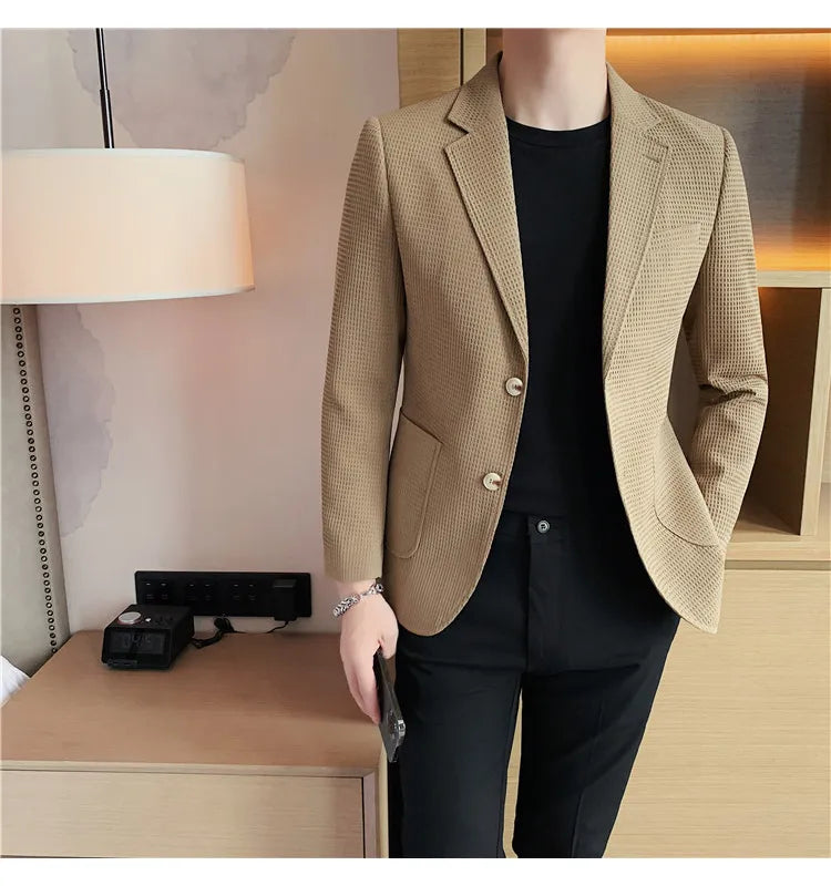 “Don’t Get It Twisted” Men’s Designer Business Casual Suit Jacket