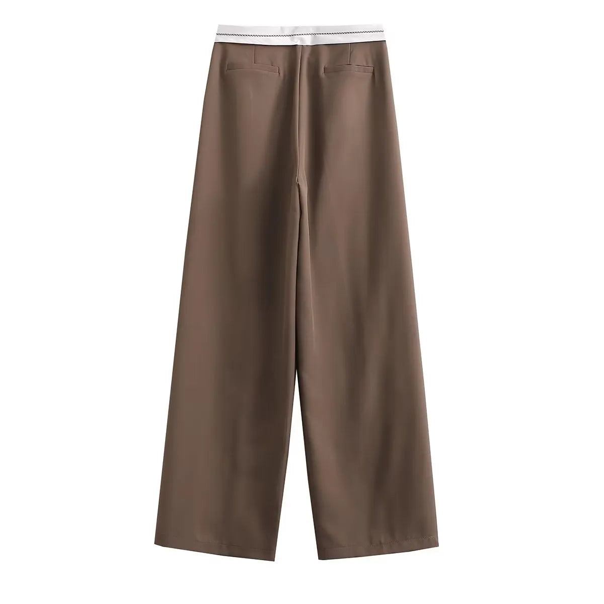 “Italiana” Women’s Business Casual Vintage High Waist Designer Pants