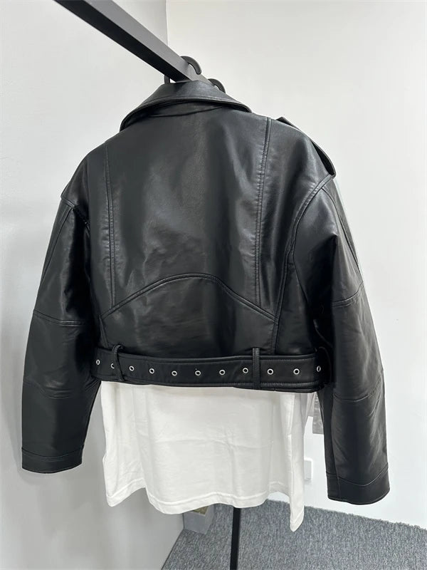 “Seriously Me” Women’s Elegant Belted Designer Jacket