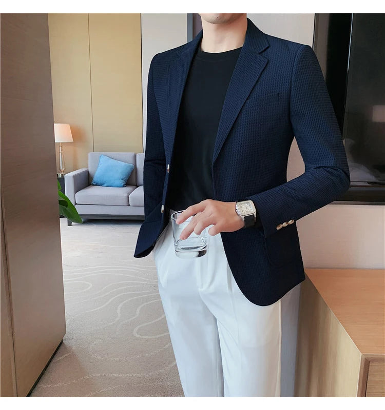 “Don’t Get It Twisted” Men’s Designer Business Casual Suit Jacket