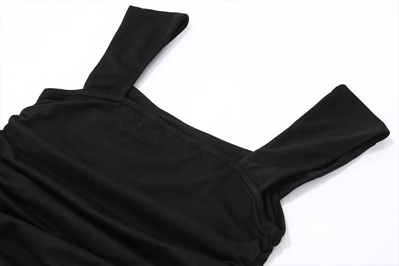 "Coastals" Ruched Bodycon High Waist Maxi Dress