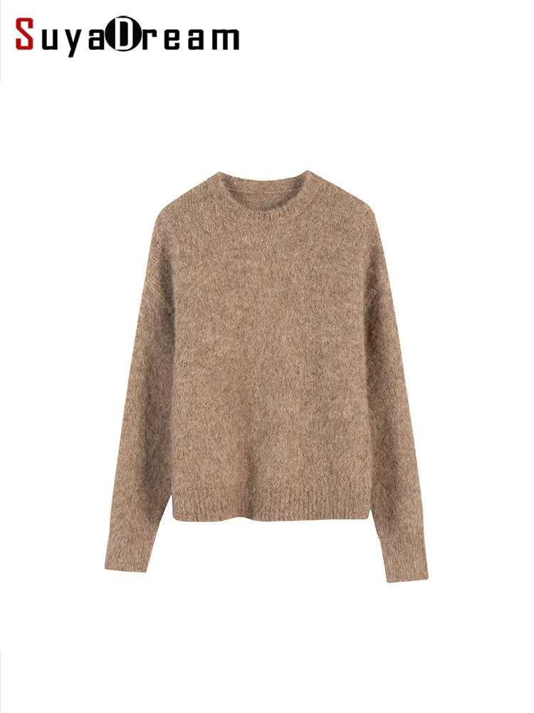 “Dream” Women’s Drop Sleeve Alpace Cashmere Oversized Sweaters