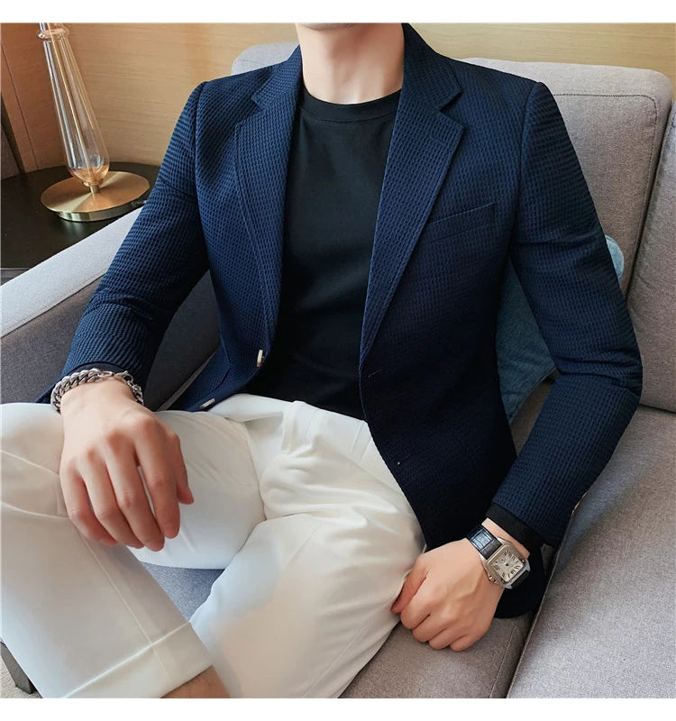 “Don’t Get It Twisted” Men’s Designer Business Casual Suit Jacket