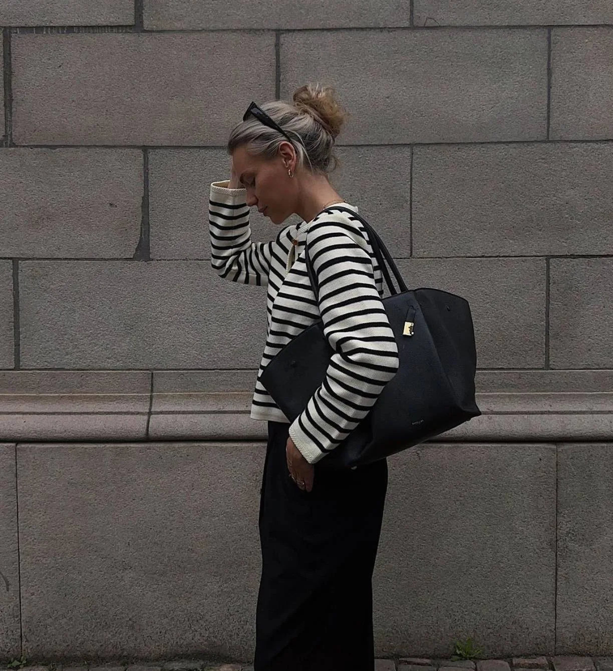 "Flossy" Women's Striped Knitted 2 Piece Outfit Set