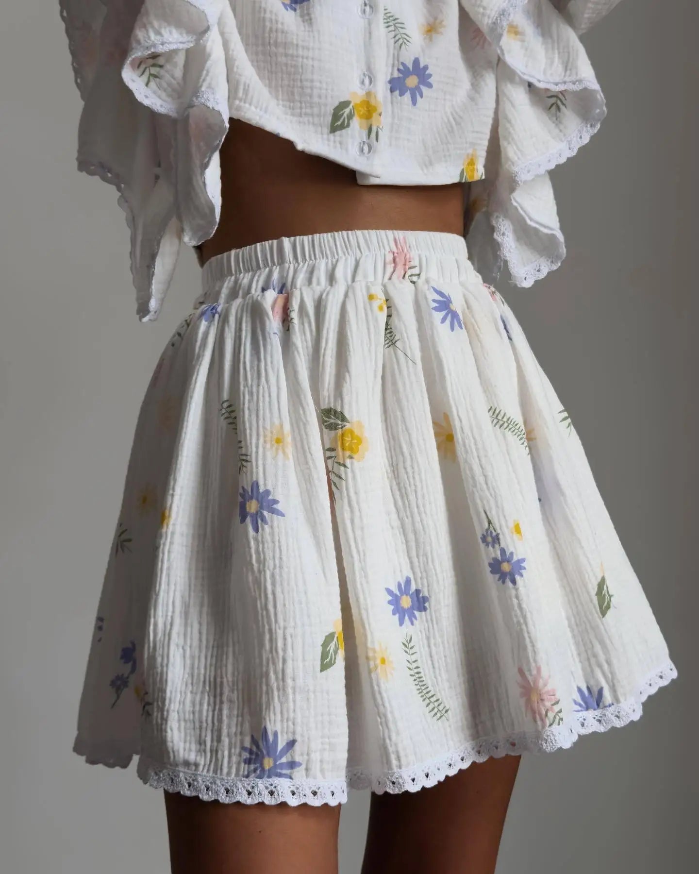 “Binded Lovers” Women’s Casual Long Sleeve 2 Piece Linen Outfit Set