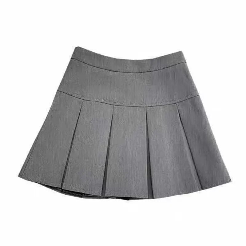 “Bring It On” Women’s Vintage Pleated High Waist Mini Skirt