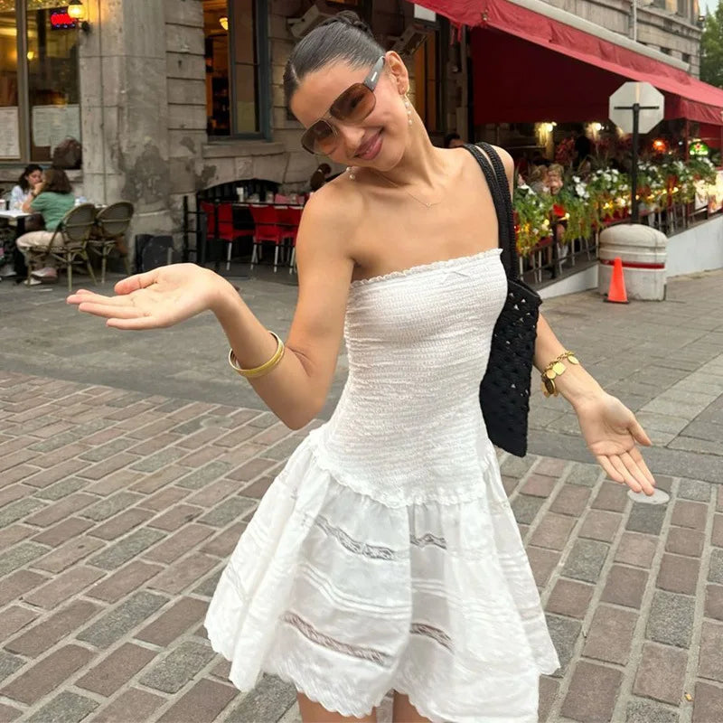 "Florence" Women's Y2K Style Alpine Mini Dress