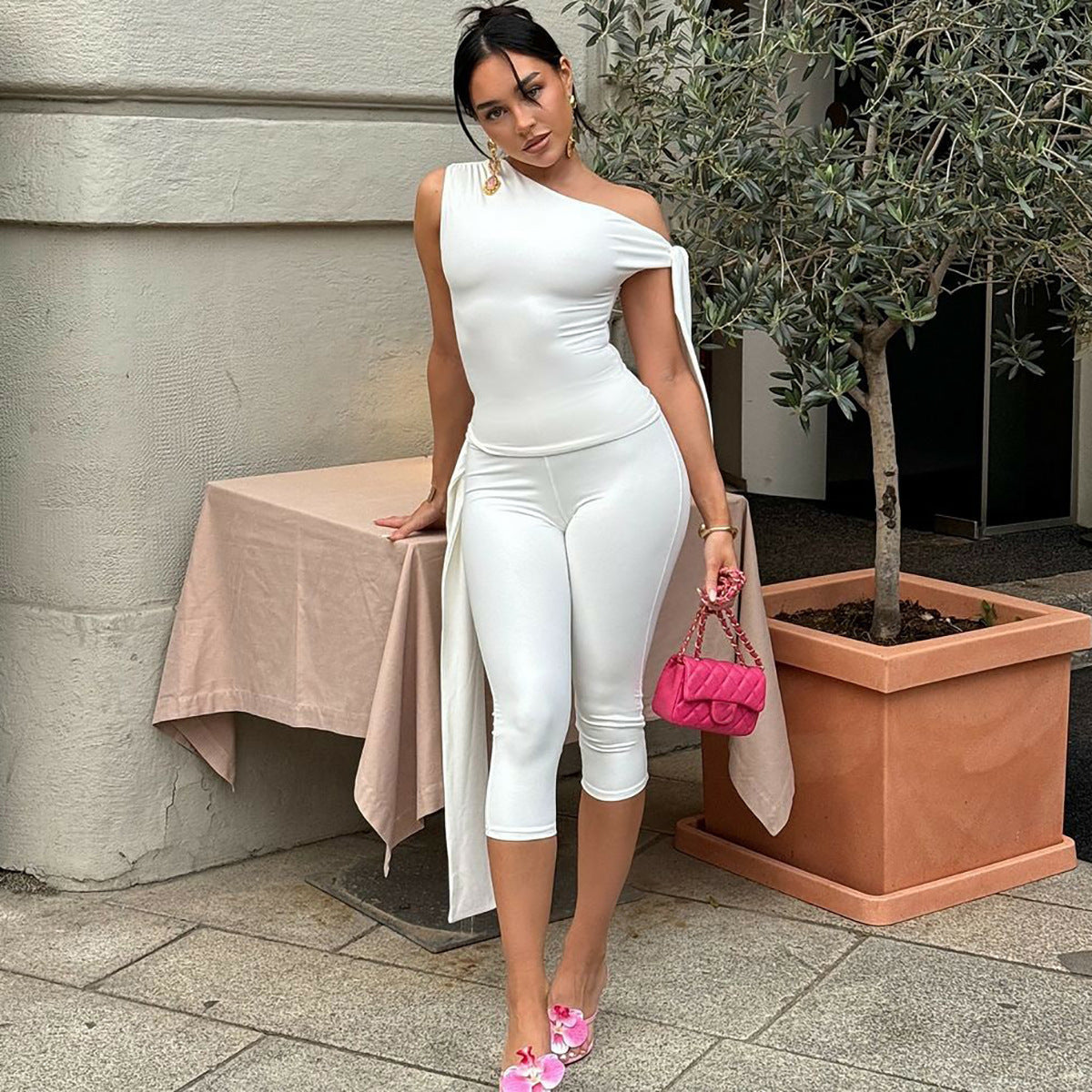 "Girl's Night Out" Women's Slim Fit Chic 2 Piece Matching Outfit Set